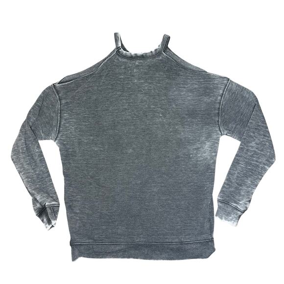 NIRVANA Vestibule Grunge Sweatshirt Cold Shoulder Size S - Picture 2 of 5